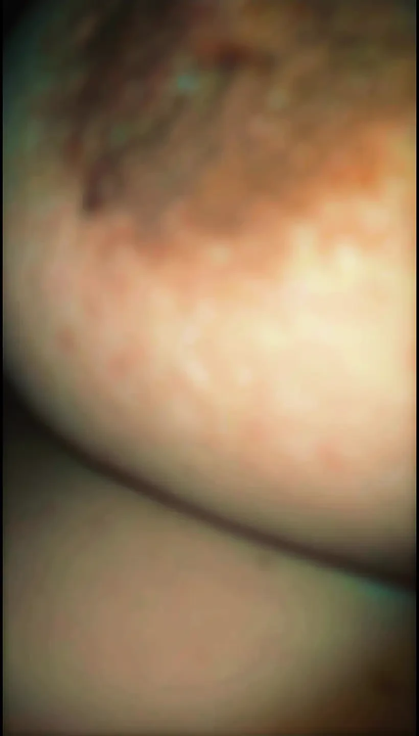 Rubbing my cock on the cuckold’s slutty wife who asks to stick it in bareback